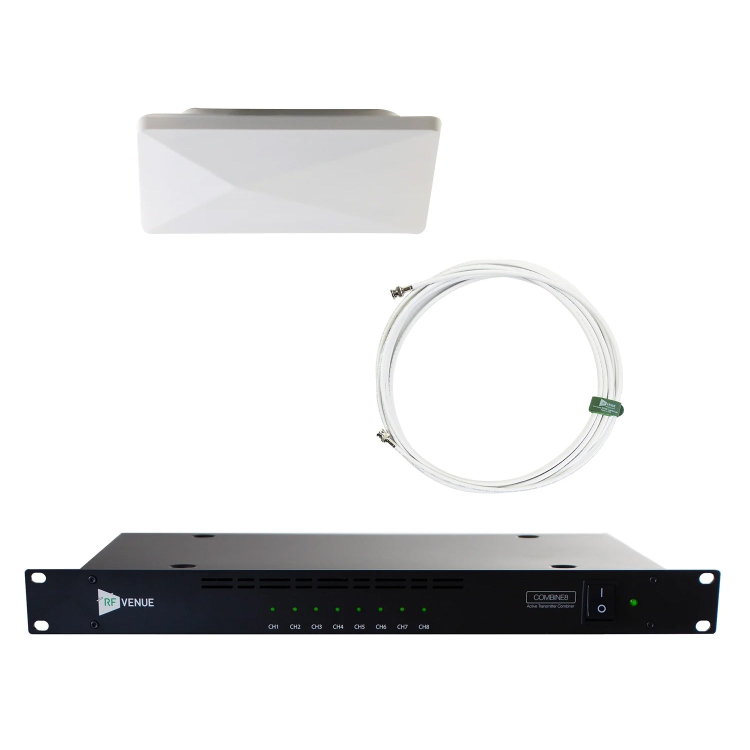 RF Venue COMB8CP-ARC - CP Architectural Antenna and COMBINE8 Combo