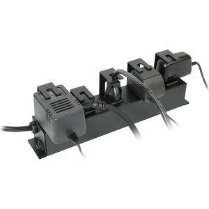 Furman PLUGLOCK - 15-Amp Power Distribution Strip with 5 Spaced Locking Outlets