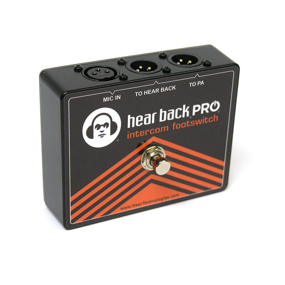 Hear Technologies PRO Intercom Footswitch for Hear Back Pro Systems