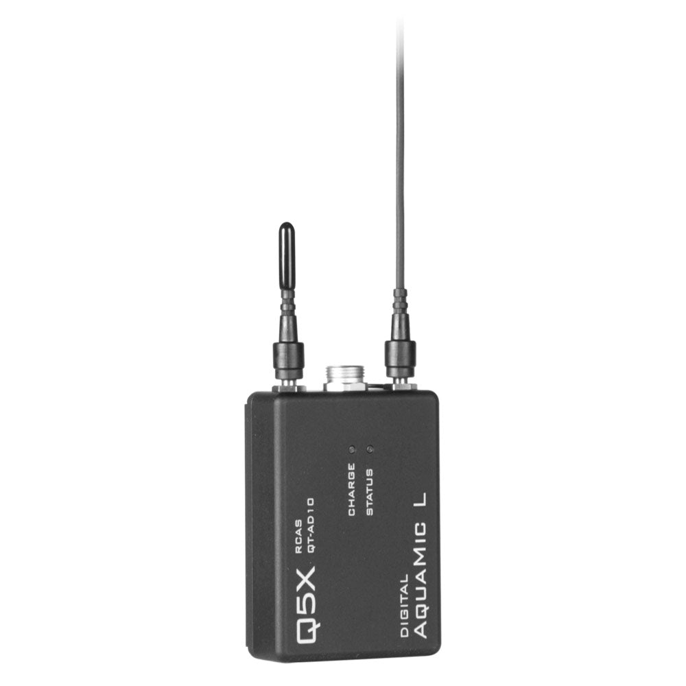 Shure Q5X QT-AD10AL AQUAMIC Long-Life Waterproof Bodypack Wireless Transmitter (K55 Band / 606-694 MHz)