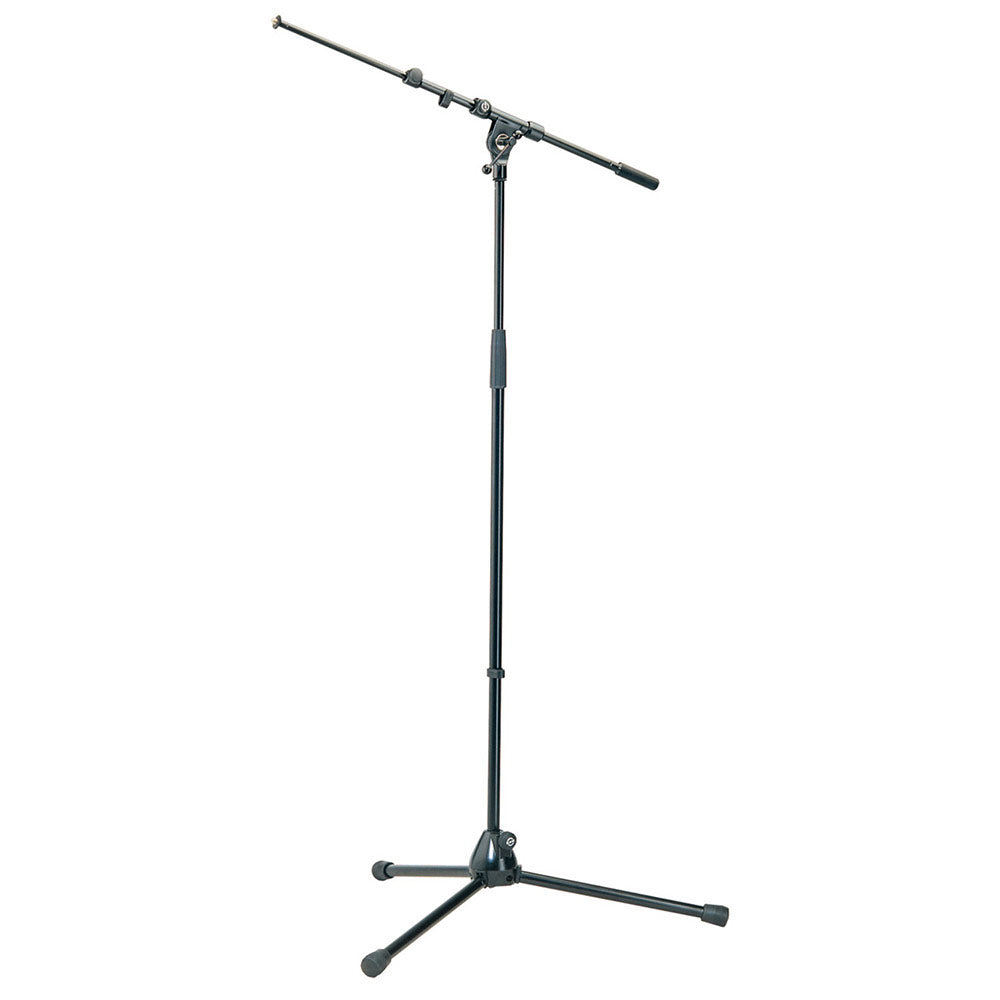 K + M 210/9 Heavy-Duty Tripod Microphone Boom Stand (Black)
