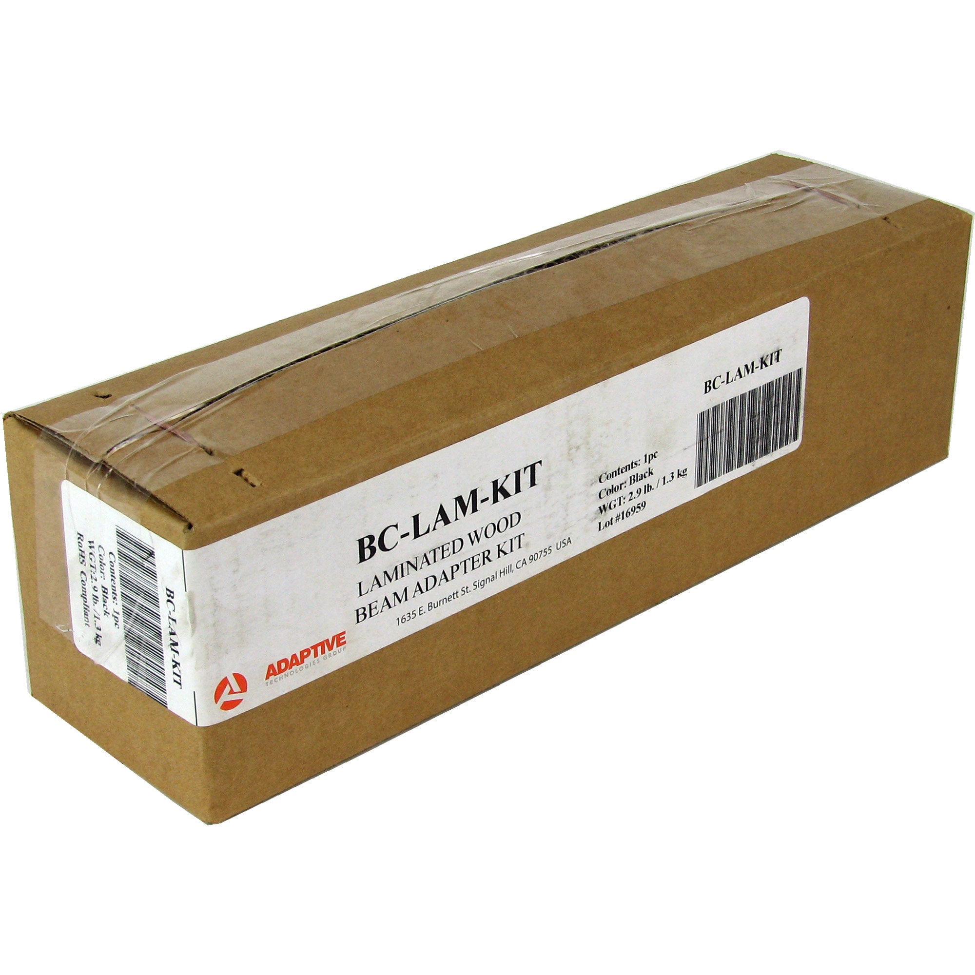 Adaptive Technologies BC-LAM-KIT - Laminated Beam Adapter Kit for BC Series Rigging Sets