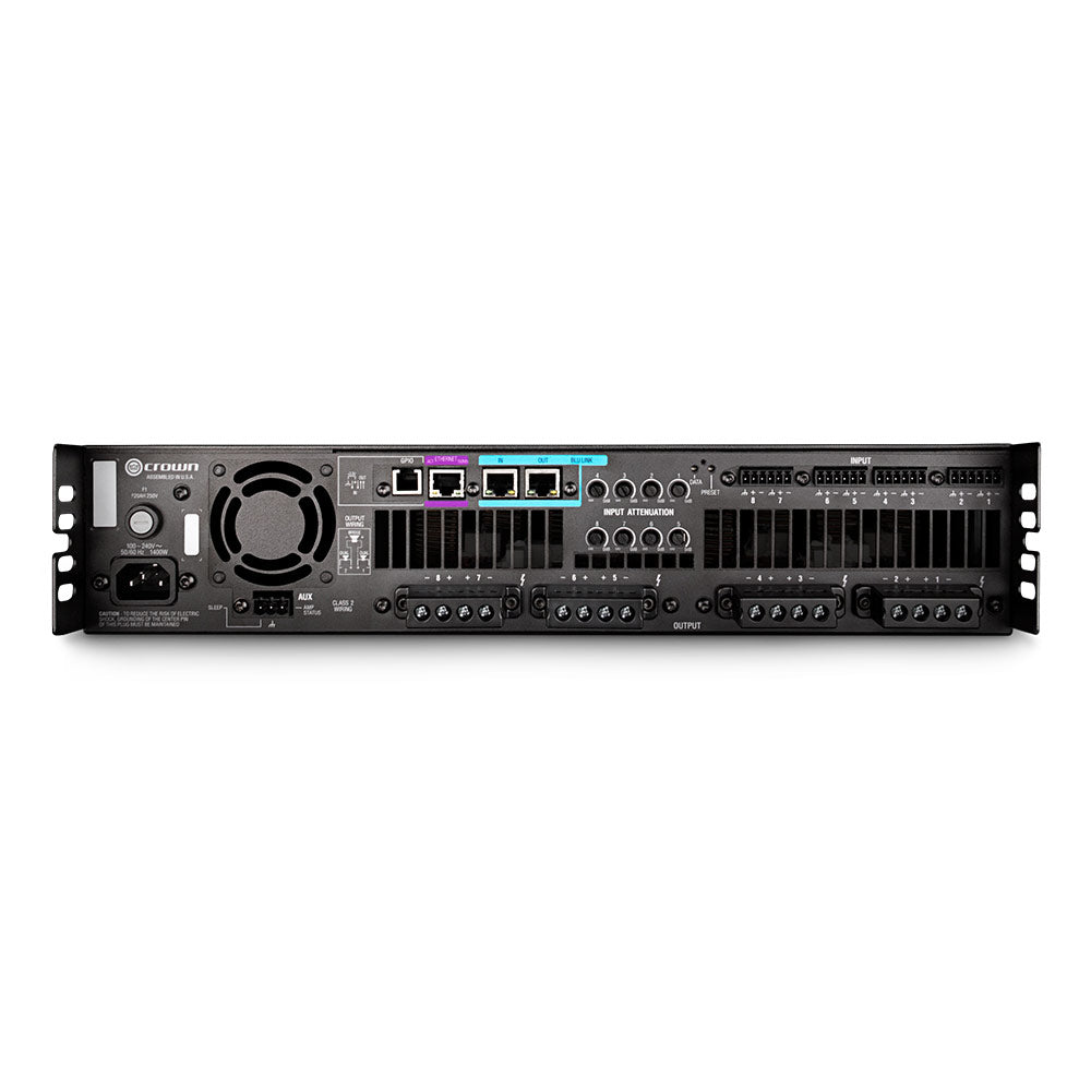 Crown DCI 8|300N DriveCore Install 8-Channel Power Amplifier with BLU Link
