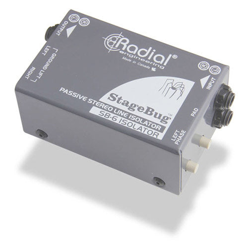Radial Engineering StageBug SB-6 Compact Stereo Isolator