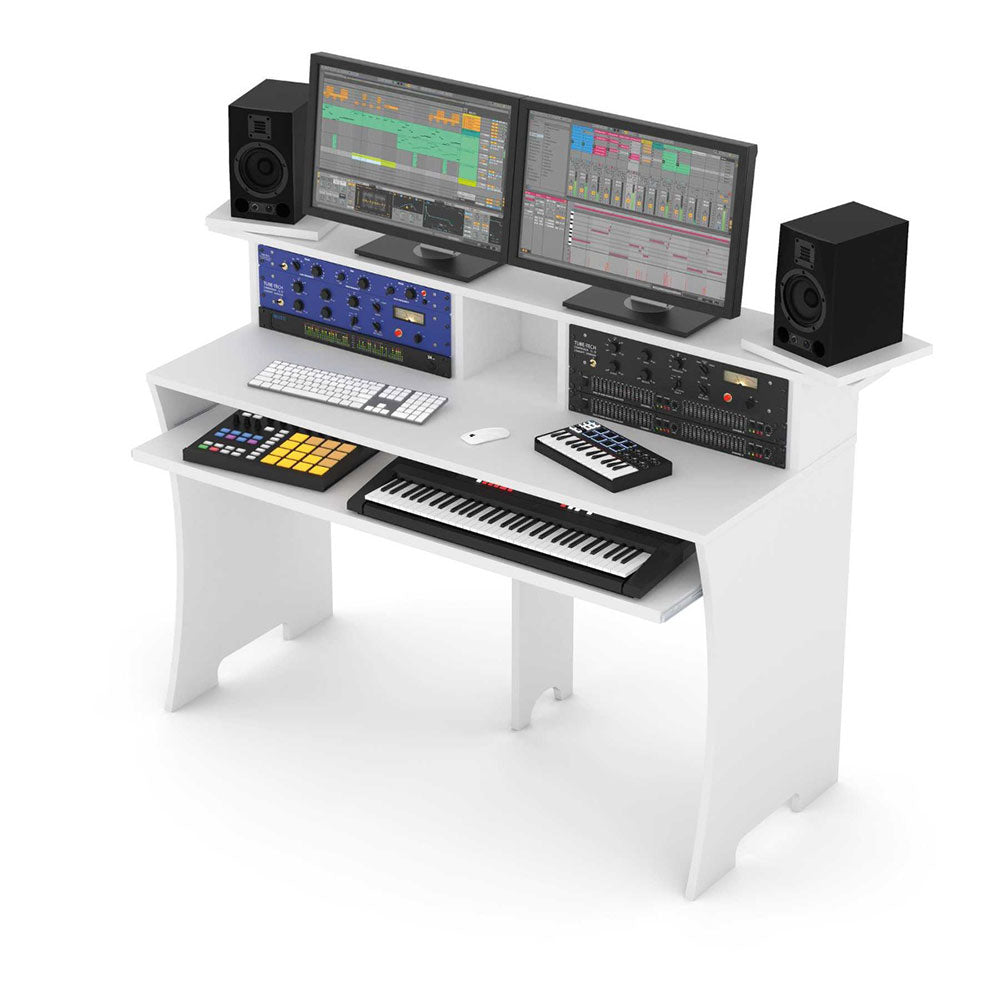 Glorious Workbench - Studio Production or Editing Station Desk (White)