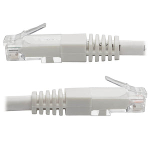 Tripp Lite N200-001-WH - Premium Cat5/5e/6 Gigabit Molded Patch Cable, RJ45 M/M 550MHZ WHITE 1 Foot