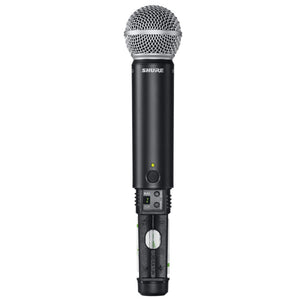 Shure BLX288/SM58-H10 Wireless Dual Vocal System with Two (2) SM58 (J11 Band - 596-616 MHz)