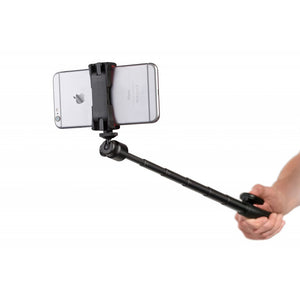 IK Multimedia iKlip GO - Compact Selfie Stick with Bluetooth Shutter