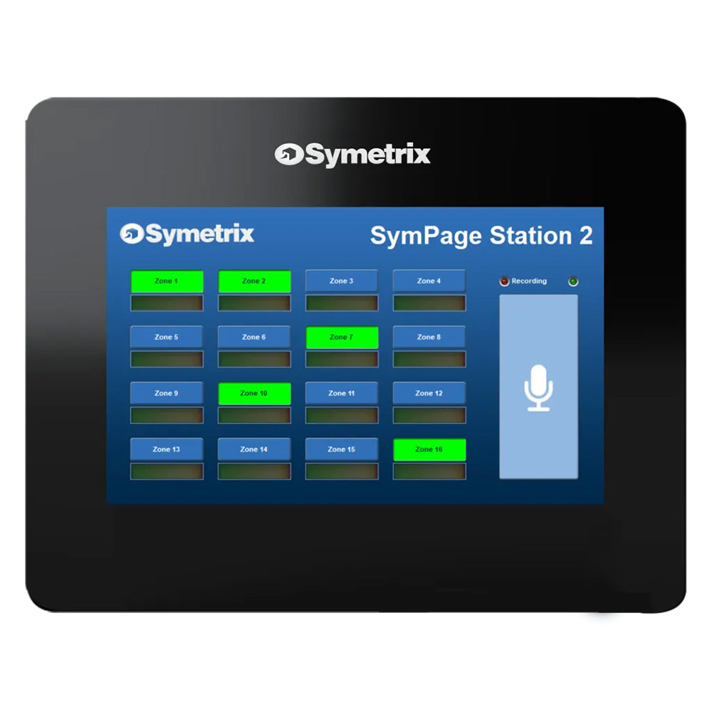 Symetrix T-5 Glass - Touchscreen Controller for Symetrix DSP Systems
