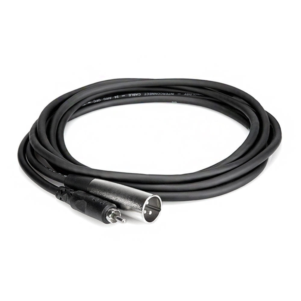 Hosa XRM-115 Male XLR to RCA 15 feet cable