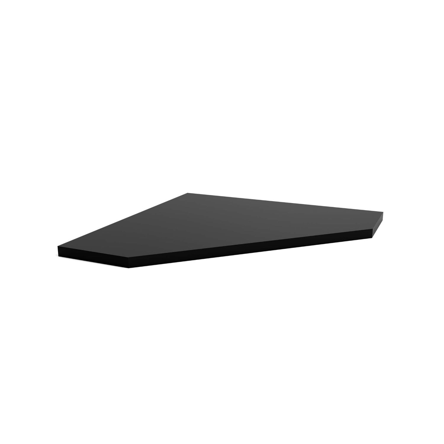 Glorious Modular Side Rack Adapter - Desk Plate for Sound Desk or Workbench Series (Black)