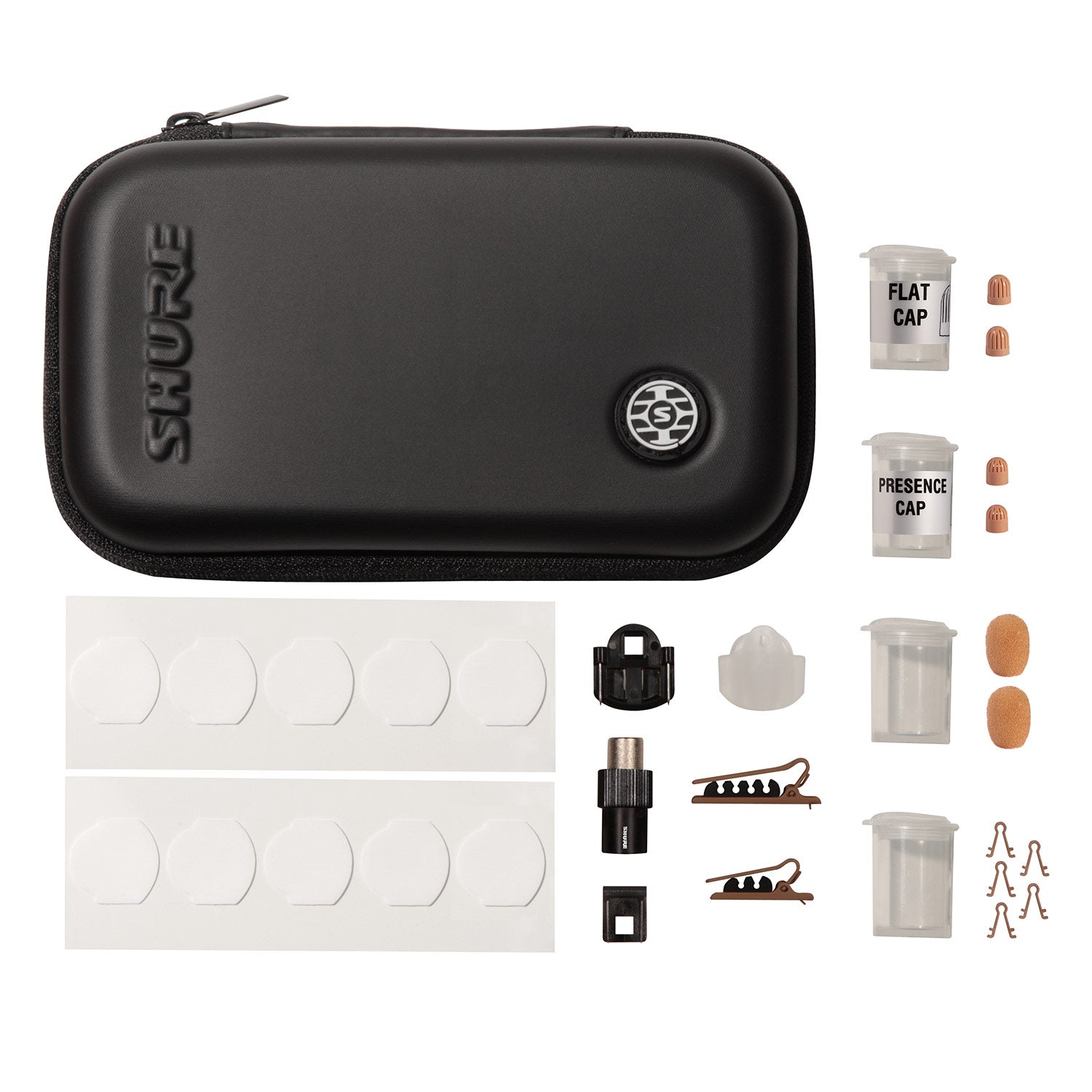 Shure TwinPlex TL47C/O-MTQG-A Subminiature Lavalier Microphone (Low Sens, MTQG, Cocoa)