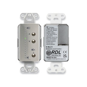 RDL DS-NLC1 - Network Remote Control with LEDs (Stainless) - Custom Engraving Option