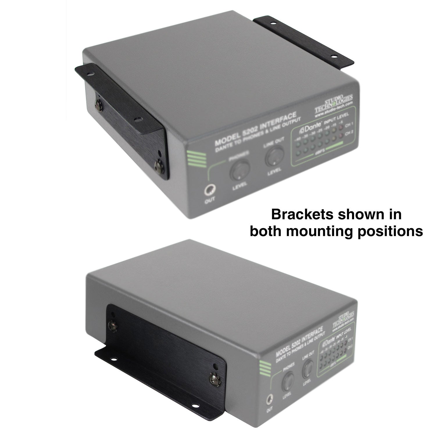 Studio Technologies MBK-02 Mounting Bracket for Dante Interfaces