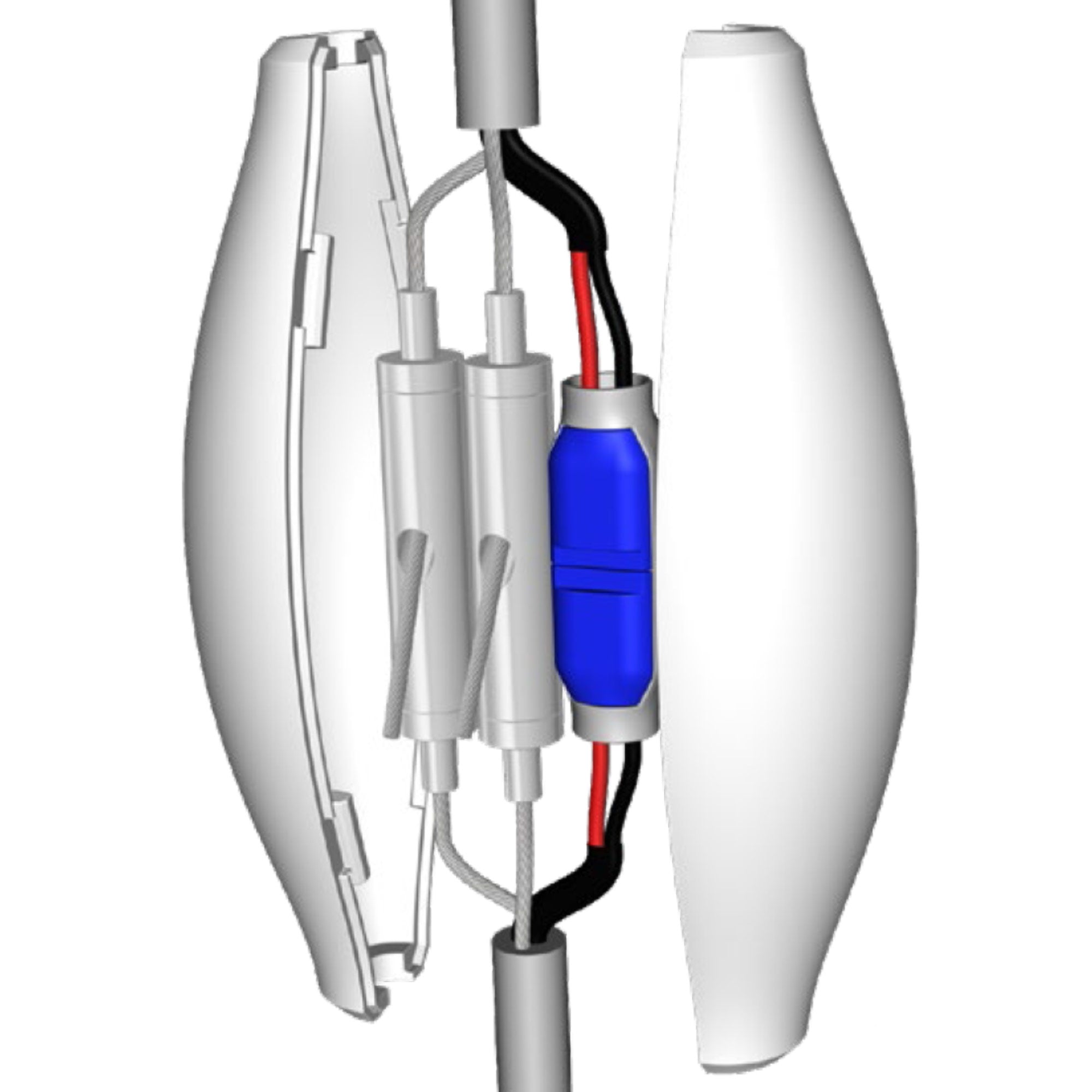 Biamp MC-SK10 - Inline Splice Kit for Desono Pendant Speakers (White / 10 Pack)