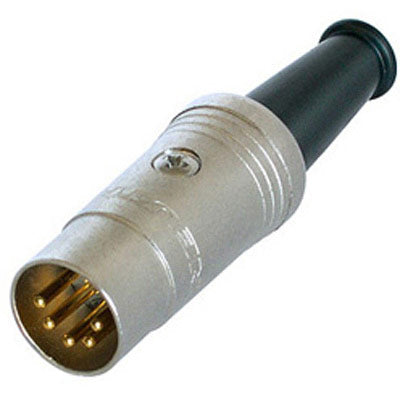 REAN NYS322G 5 Pin DIN Male Phone Connector with Gold Plated contacts