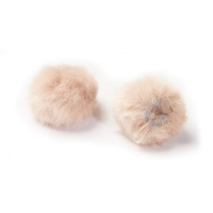 DPA Microphones AIR1-BEIGE-L - AIR1 Universal Miniature Fur Windscreen (Beige / Large / Pair)