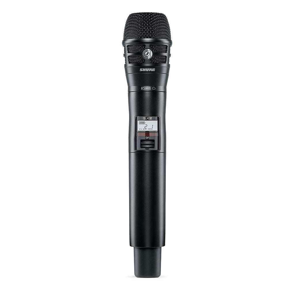 Shure QLXD2/K8B Wireless Handheld Transmitter (J50A Band - 572-608 + 614-616MHz)