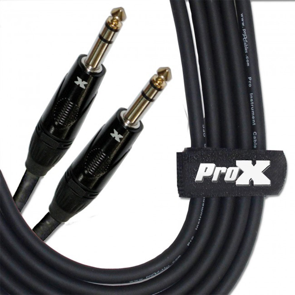 ProX XCTRS05 5FT. Male 1/4" To Male 1/4" Stereo 5FT.
