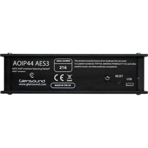 Glensound AoIP44 AES3 - AES3 interface for Dante/ AES67