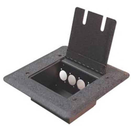 Whirlwind FP-1 Floor Pocket for Flush Installation of Cables - 8" x 8" x 2.6"