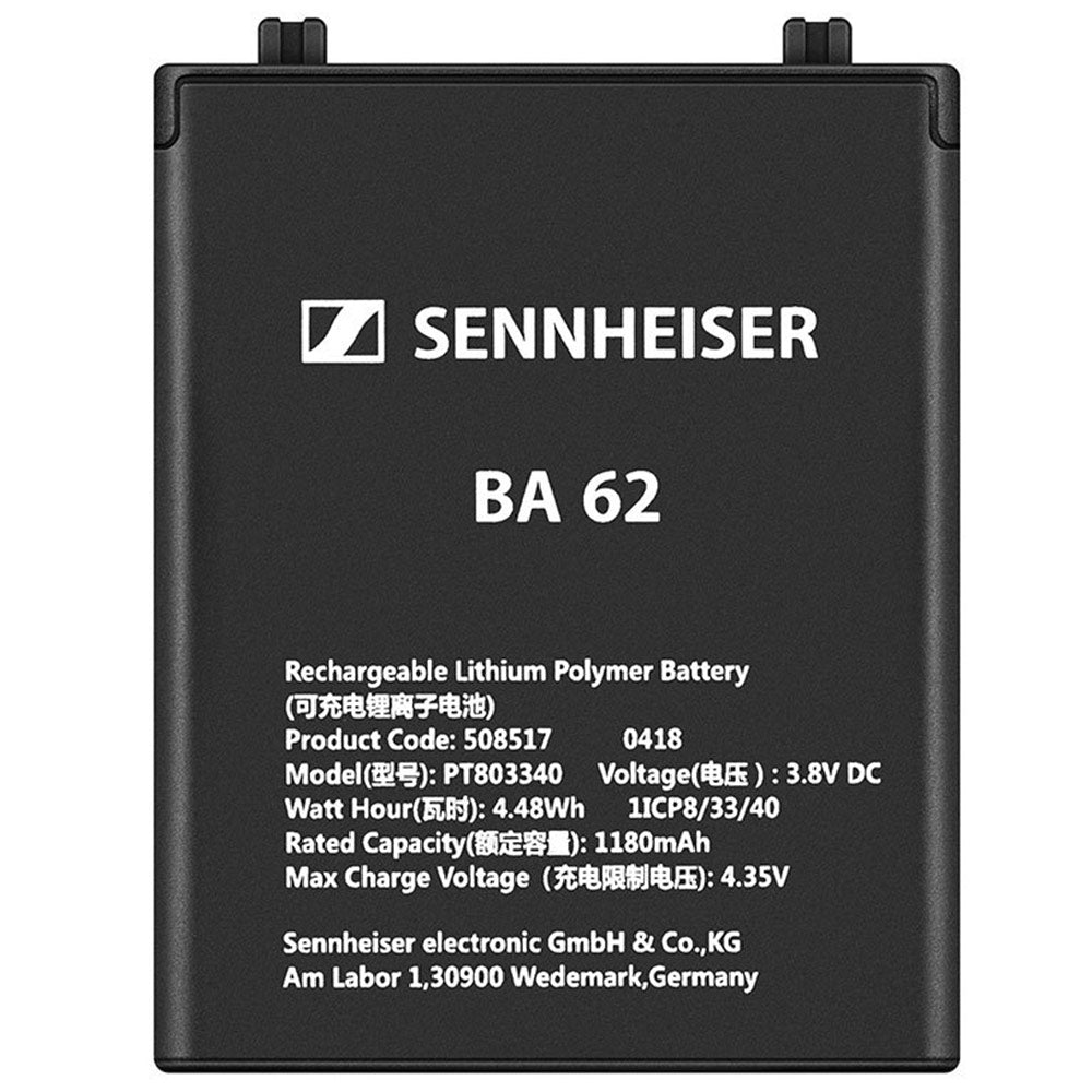 Sennheiser BA 62 - Extended Life Battery Pack for SK 6212 Transmitter