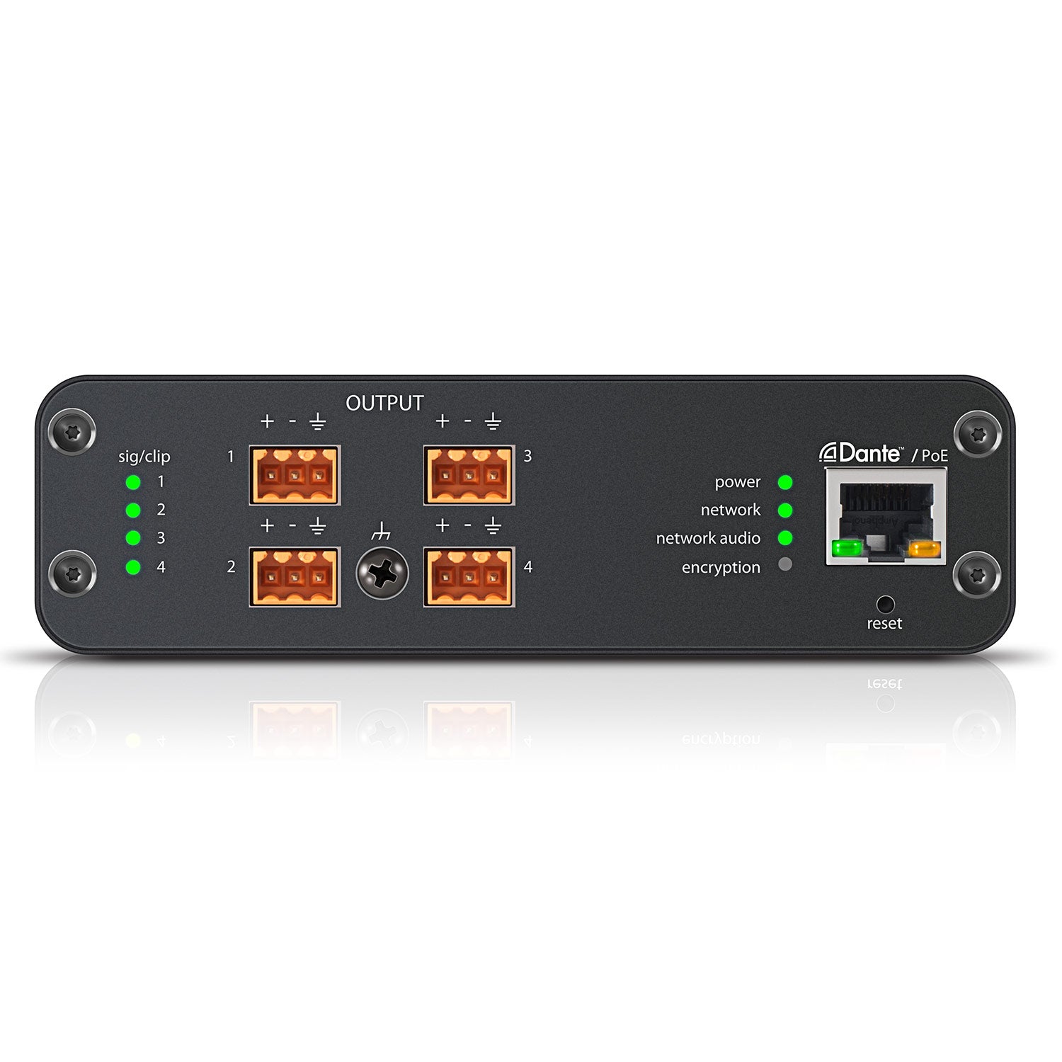 Shure ANI4OUT-BLOCK Audio Network Interface (Dante to Block Terminal)