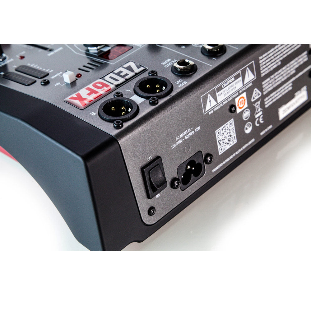 Allen and Heath ZED6FX Compact 6-Input Analog Mixer with Effects