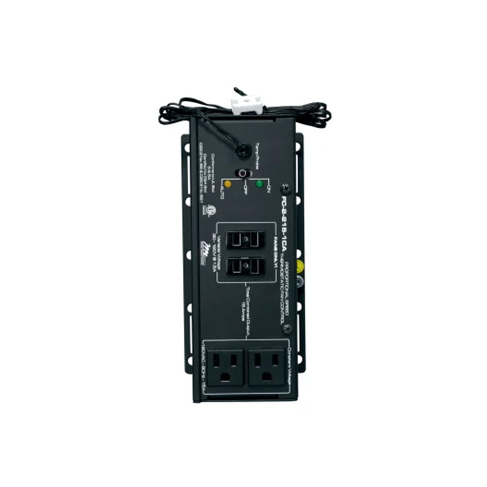 Middle Atlantic FC-2-215-1CA - Stand Alone Thermostatic Fan Controller (for 2 Fans)