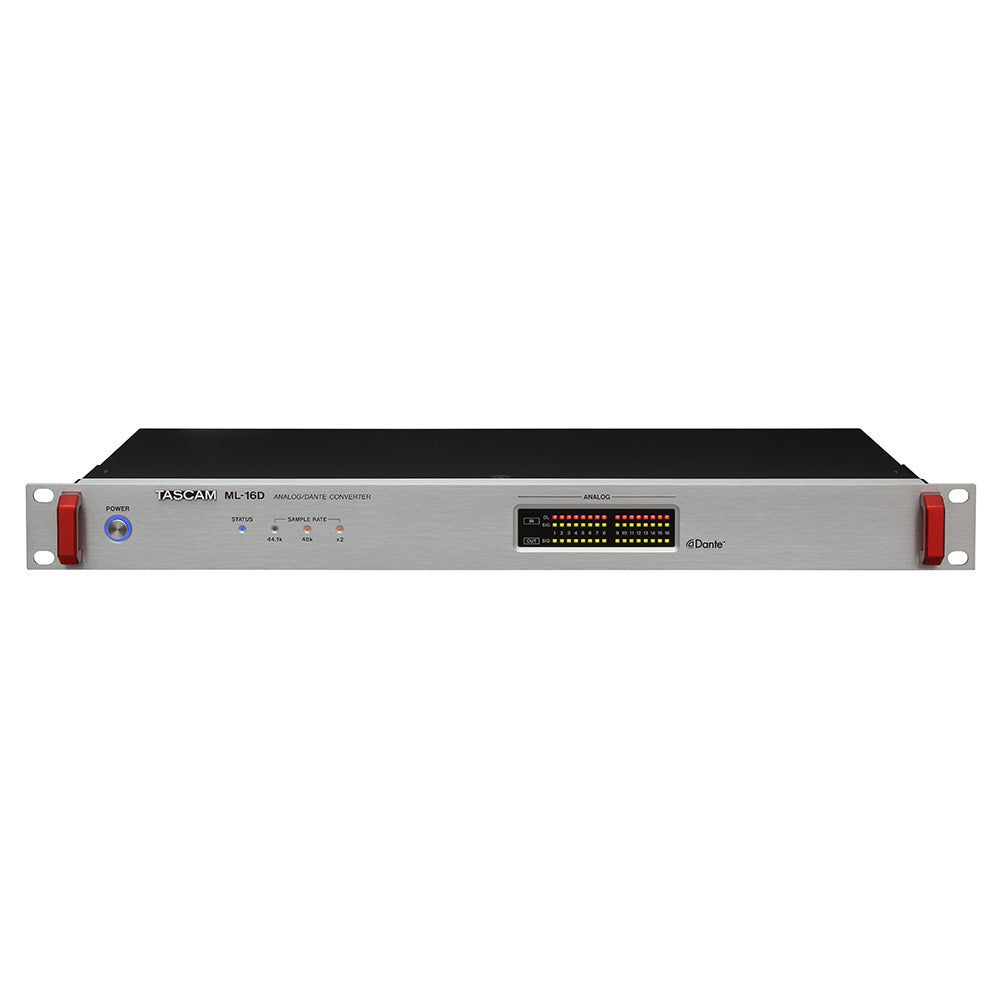 Tascam ML-16D Bi-Directional 16-Channel Analog to Dante Converter