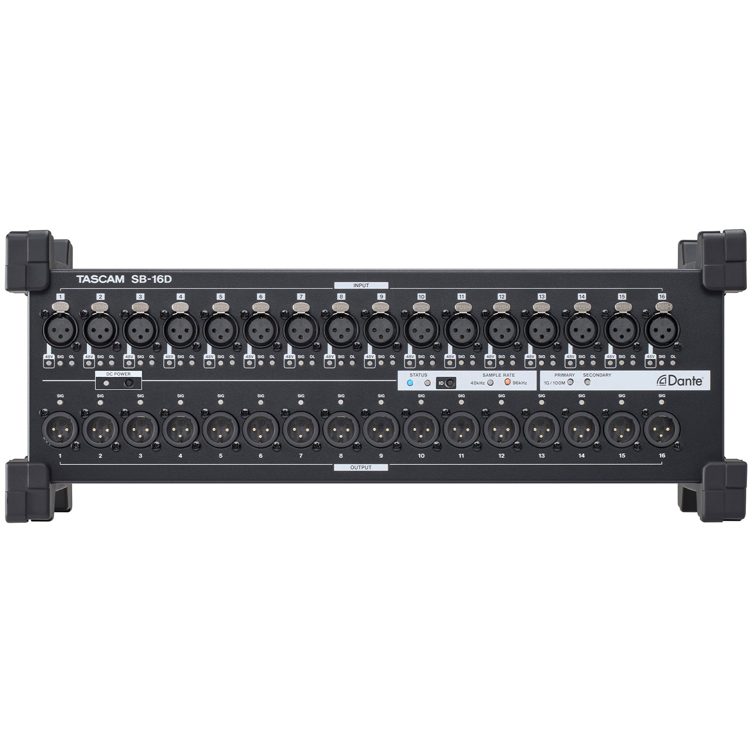 Tascam SB-16D - 16x16 Dante Stage Box for SonicView Series