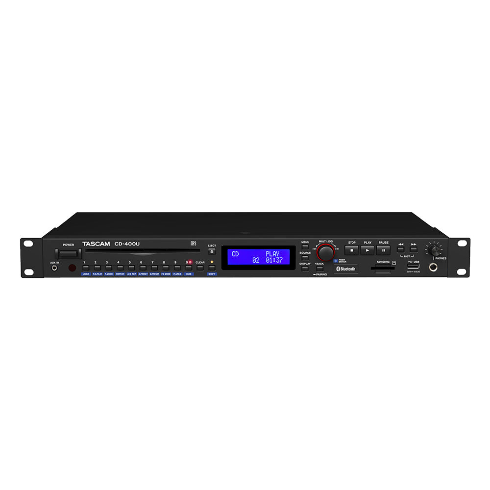 Tascam CD-400U CD and Digital Media Player with FM Tuner