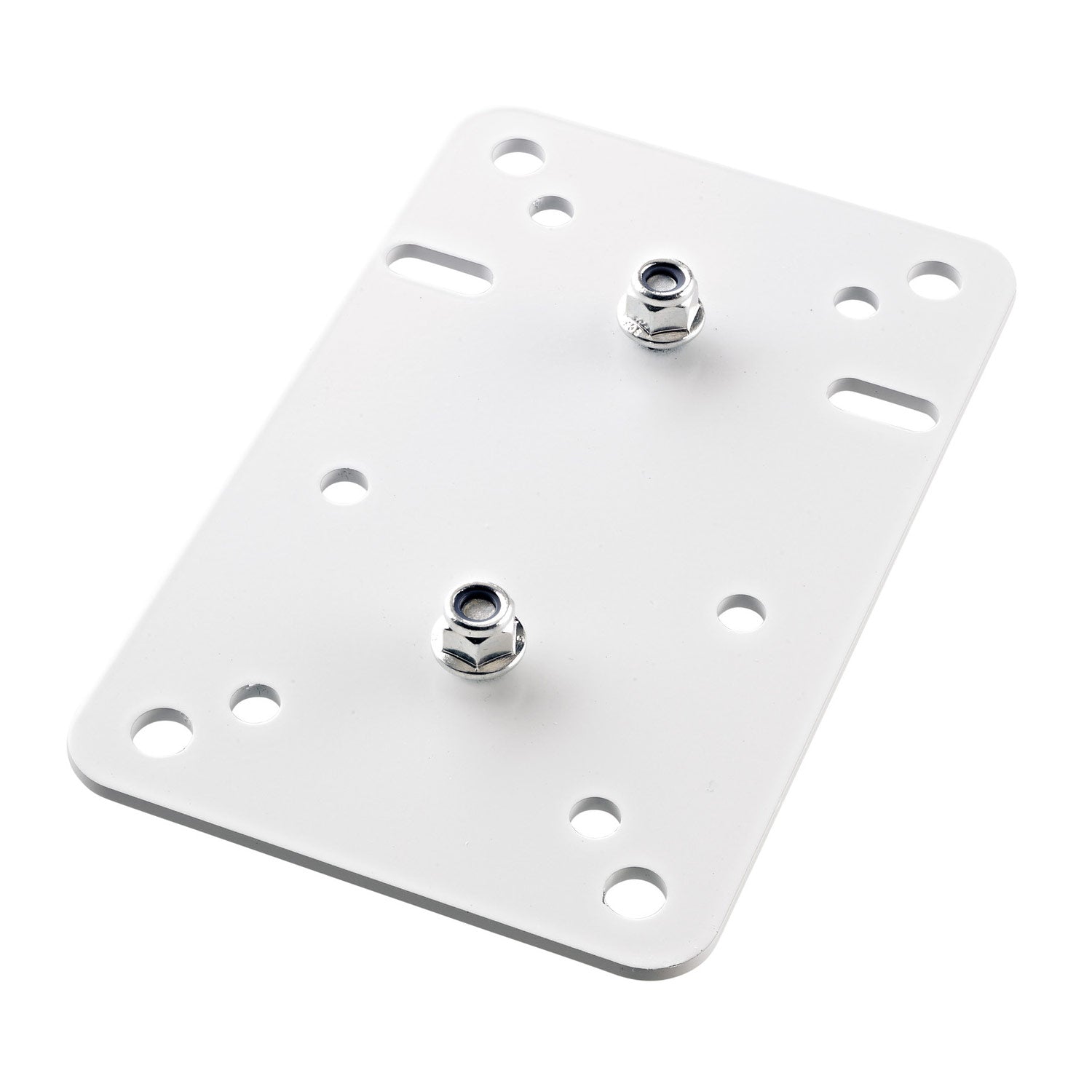 K + M 24352 Adapter Panel 1 for Speaker Wall Brackets (White)