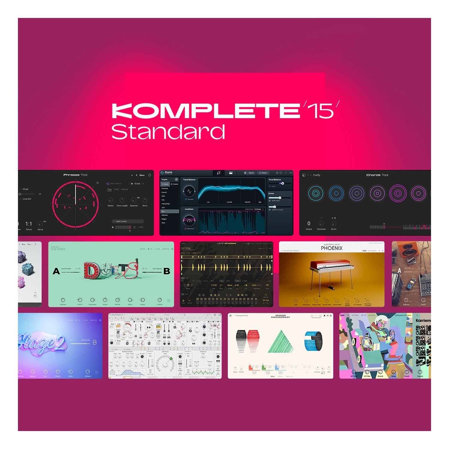 Native Instruments Komplete 15 Standard - Music Creation Toolkit (Update from Previous)