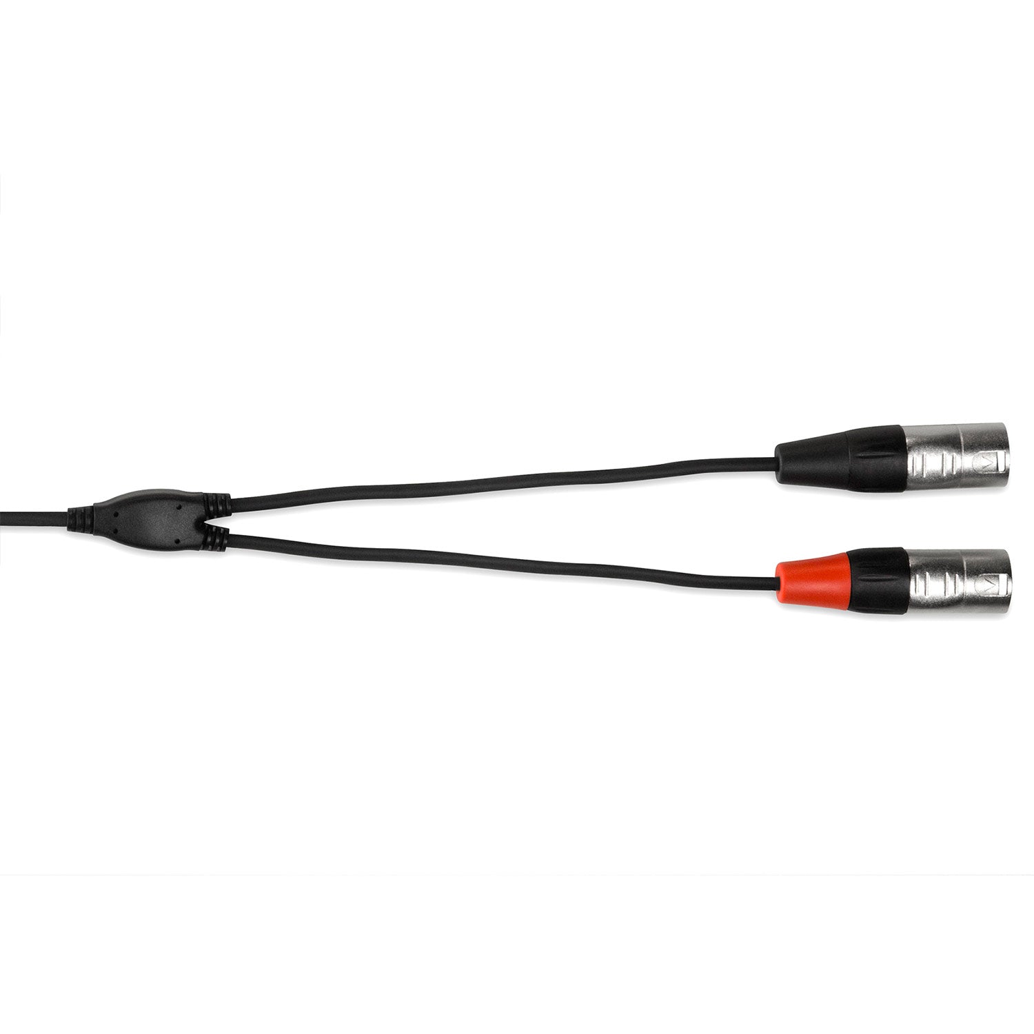 Hosa HMX-015Y Pro Stereo Breakout, REAN 3.5 mm TRS to Dual XLR3M, 15 feet