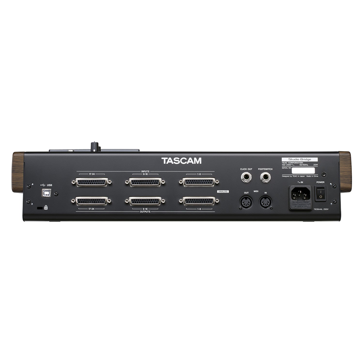 Tascam Studio Bridge - 24-Track Recorder and USB Audio Interface with MIDI