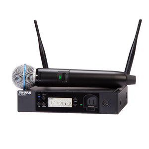 Shure GLXD24R+/B58 - Digital Wireless Handheld Rack System with BETA 58A