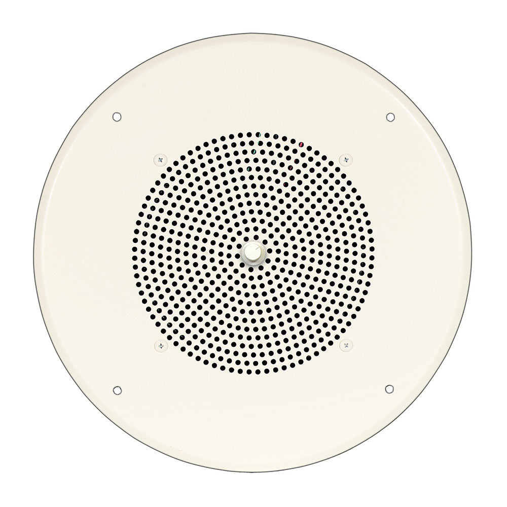 Bogen S86T725PG8WBRVK 8-Inch Ceiling Loudspeaker with Transformer/Terminal Strip/Volume Knob/Off White Grille