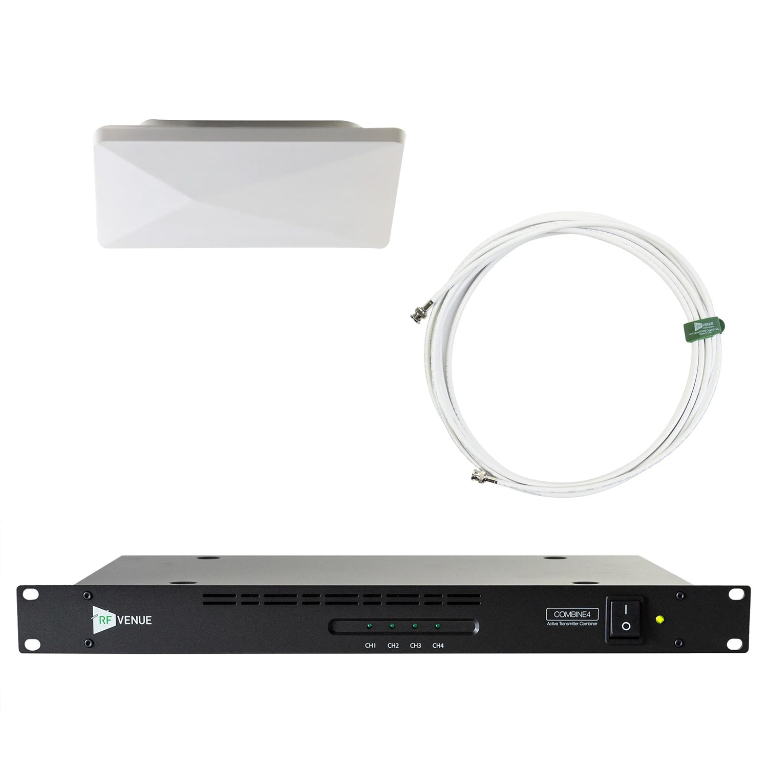 RF Venue COMB4CP-ARC - CP Architectural Antenna and COMBINE4 Combo