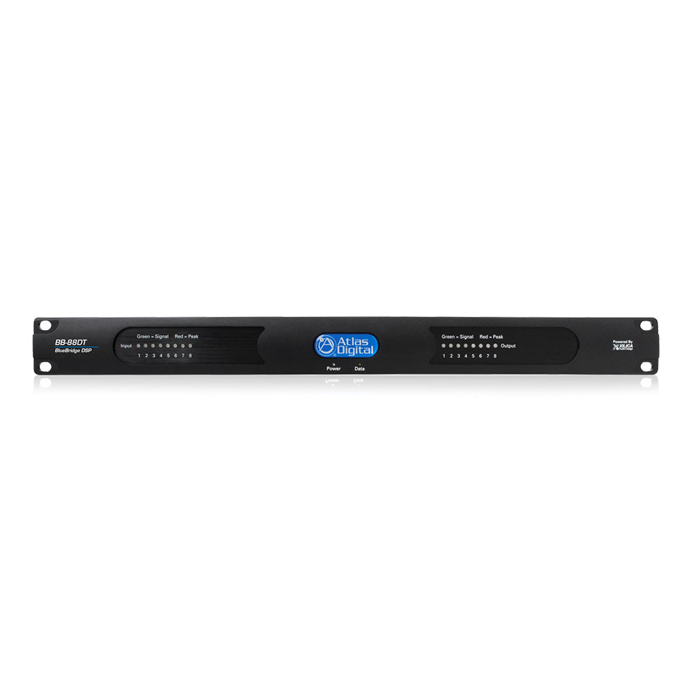 AtlasIED BB-88DT - 8 Input x 8 Output Networkable DSP Device with Dante