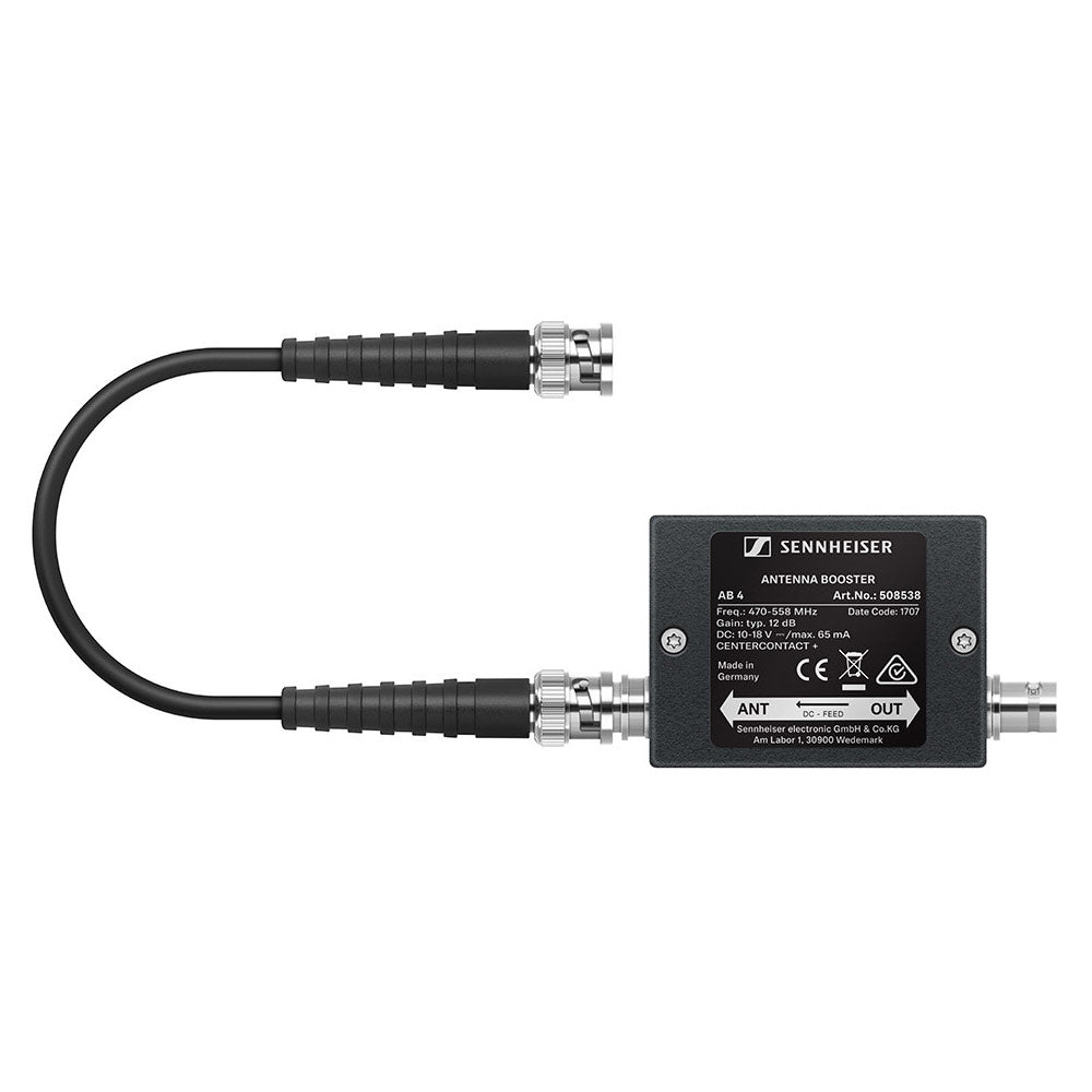 Sennheiser AB 4 Inline Antenna Booster Module (AW4+ Band / 470-558 MHz)