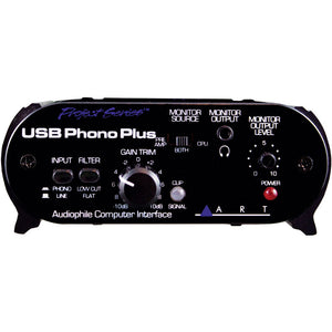 ART USBPhonoPlus Project Series RIAA Phono Preamp with USB