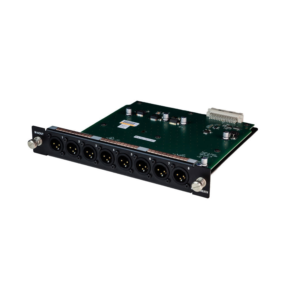 Allen and Heath M-DL-AOUT-A - 8-Channel Analog Output Card for DX32