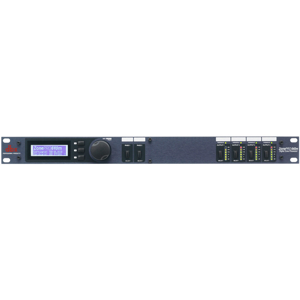 DBX ZonePRO 640 6-Input 4-Output Digital Zone Processor