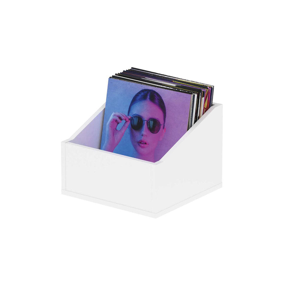 Glorious Record Box Advanced - Modular Vinyl Storage Unit (White)