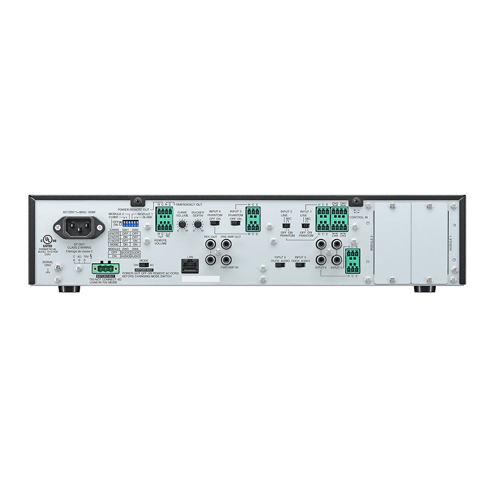 TOA A-812D - Digital Mixer Amplifier - 120W