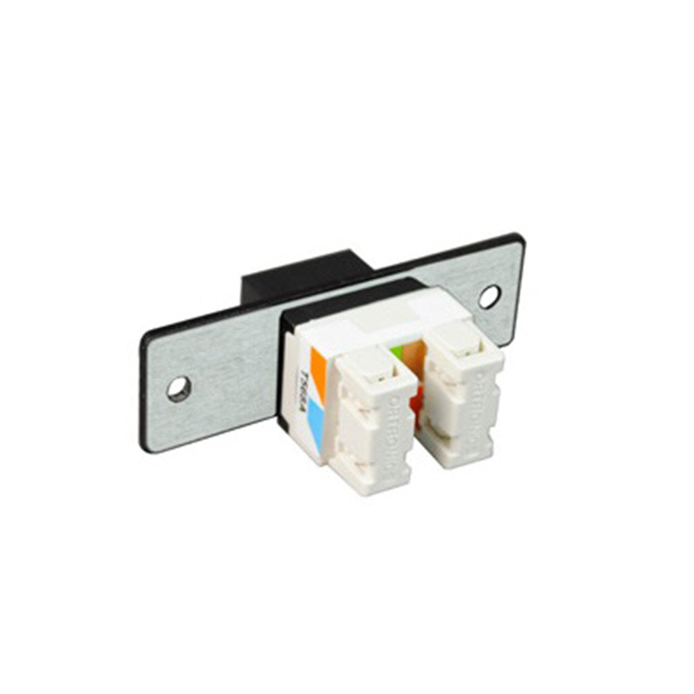 Wiremold AV9015BK AVIP Series Keystone CAT6 Jack Plate