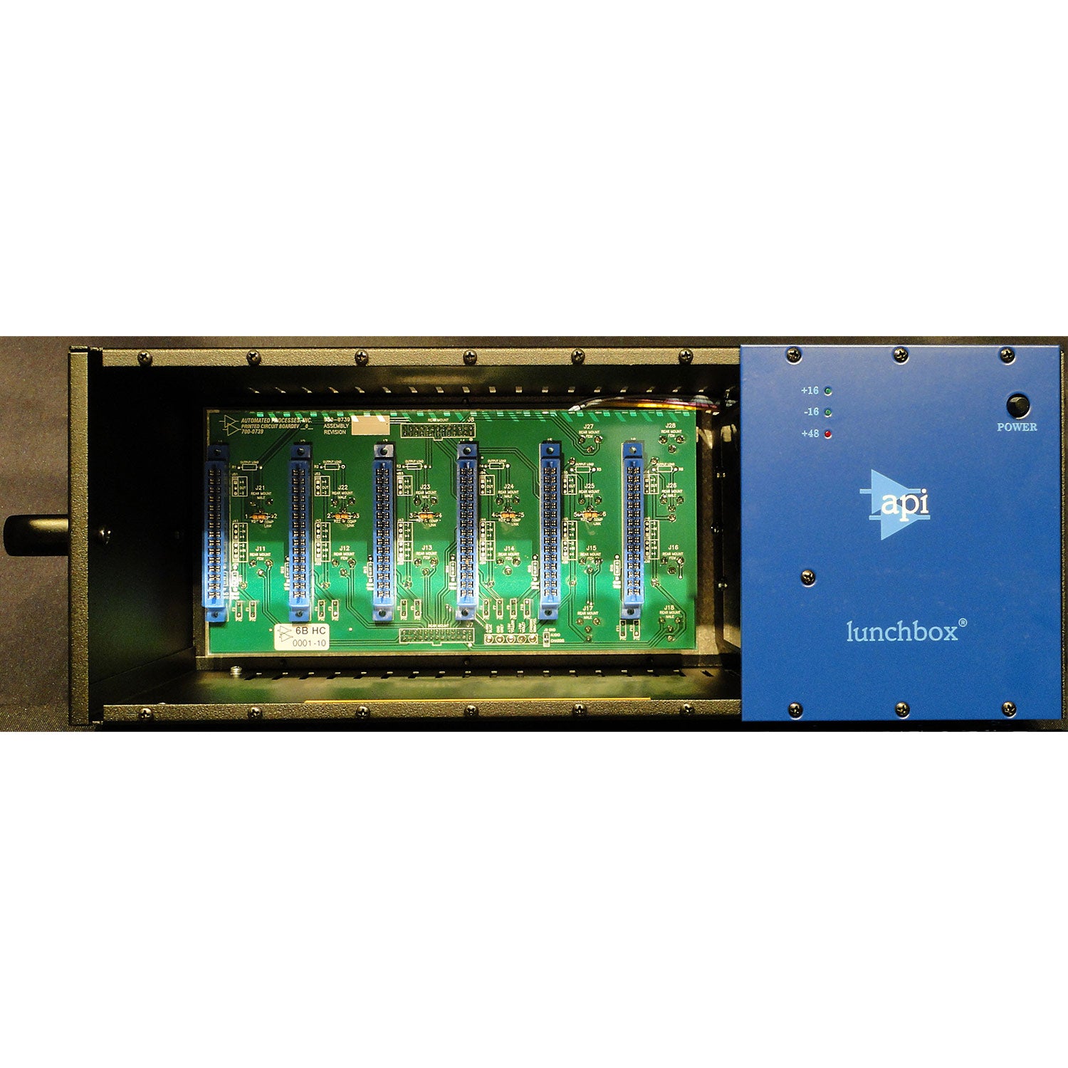 API 6-Slot High-Current Lunchbox 500 Series Chassis