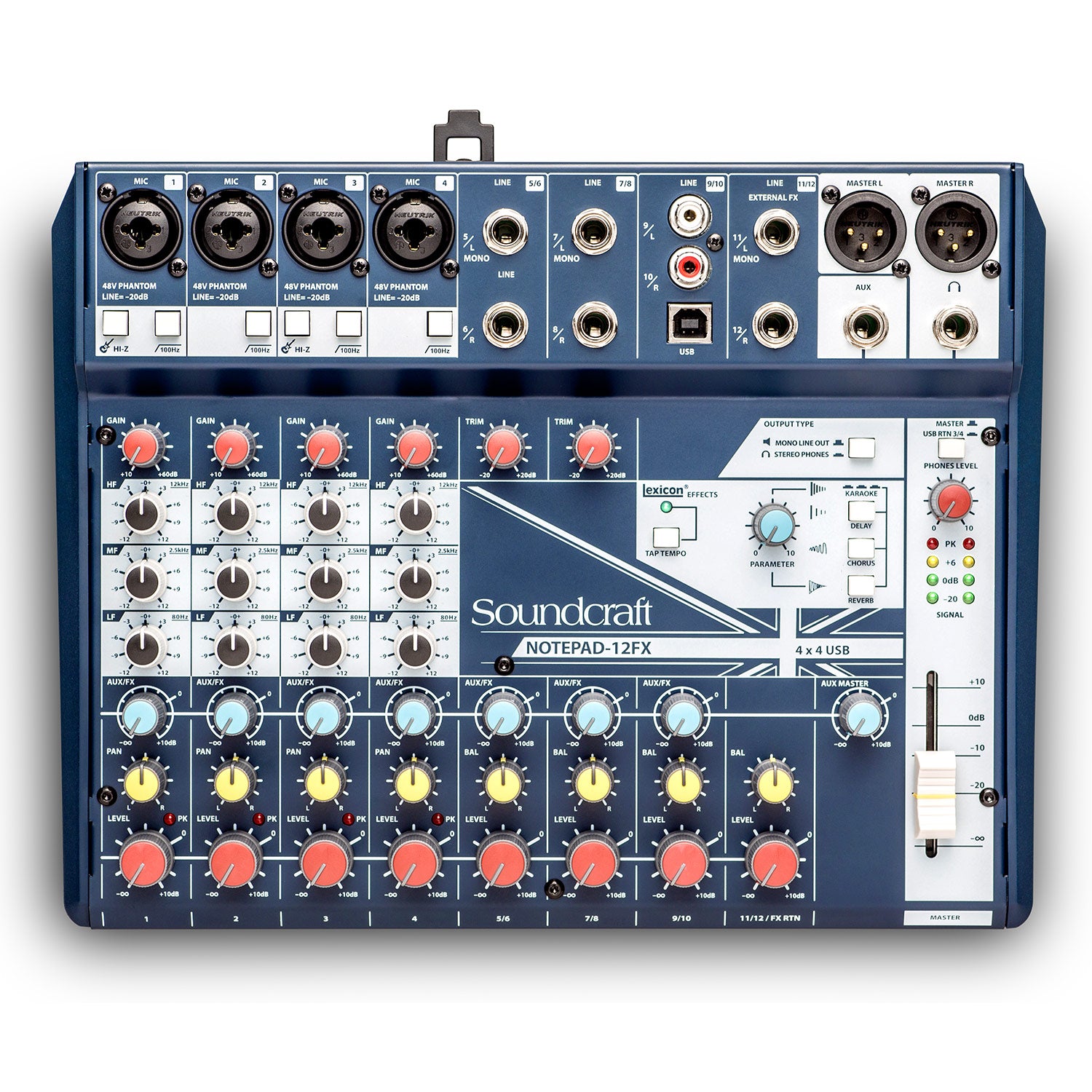 Soundcraft Notepad-12FX Compact Mixer with USB and Lexicon Effects