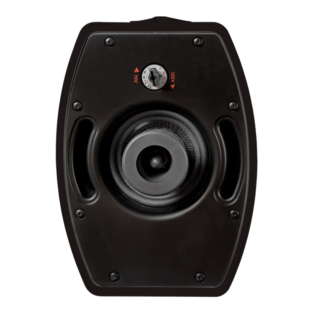 Soundtube SM400i-BK - Two-Way 4-Inch Surface Mount Loudspeaker (Black)